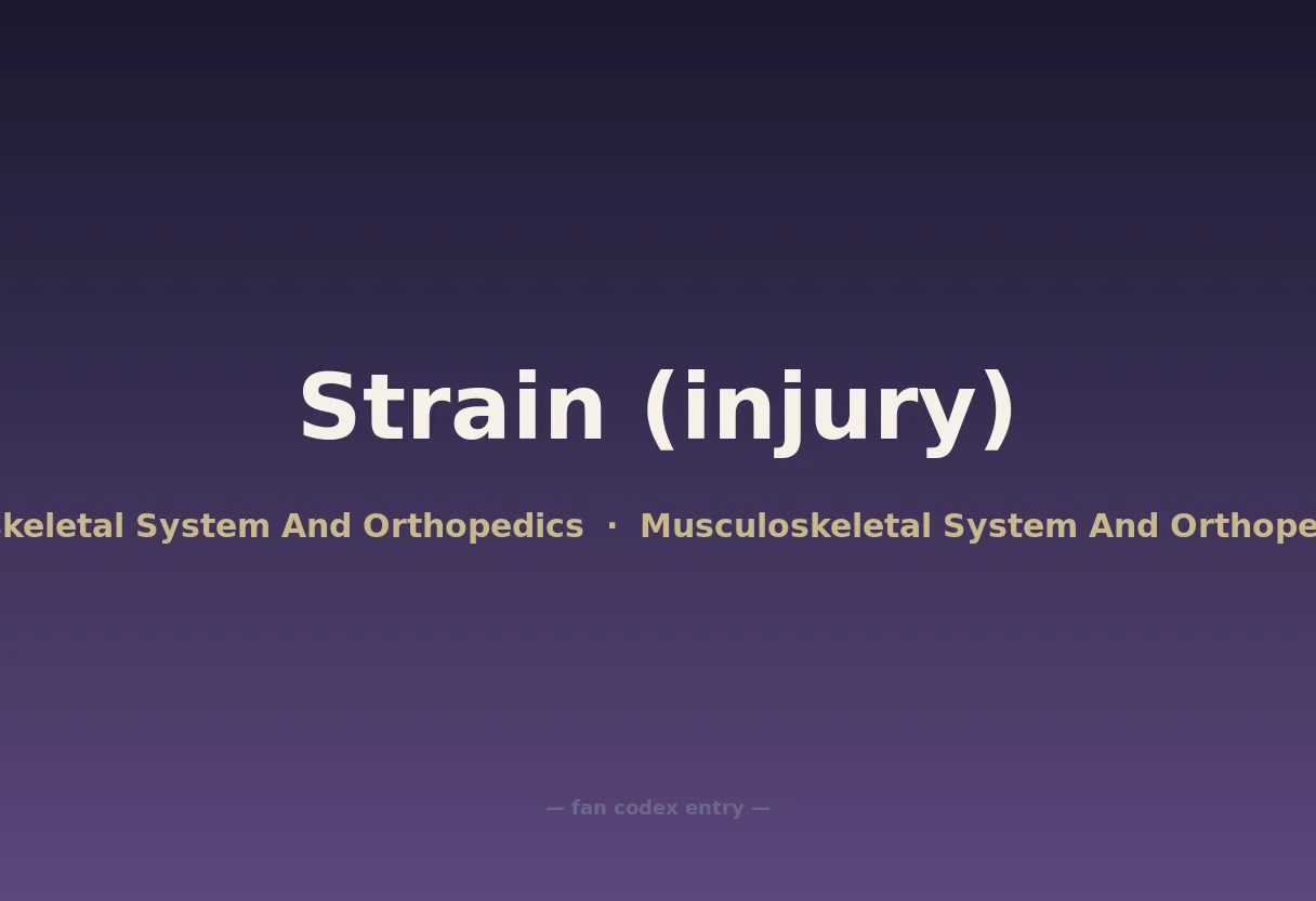 Strain (injury)